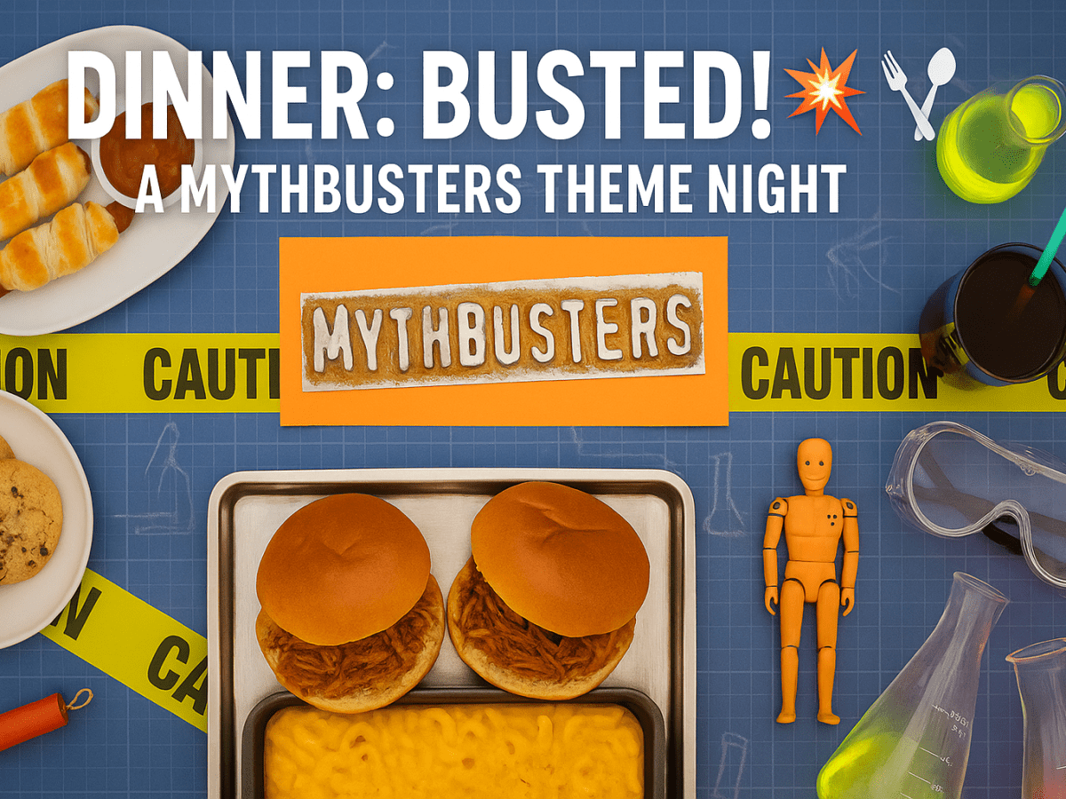 💥 Dinner: Busted! A Mythbusters Theme&nbsp;Night