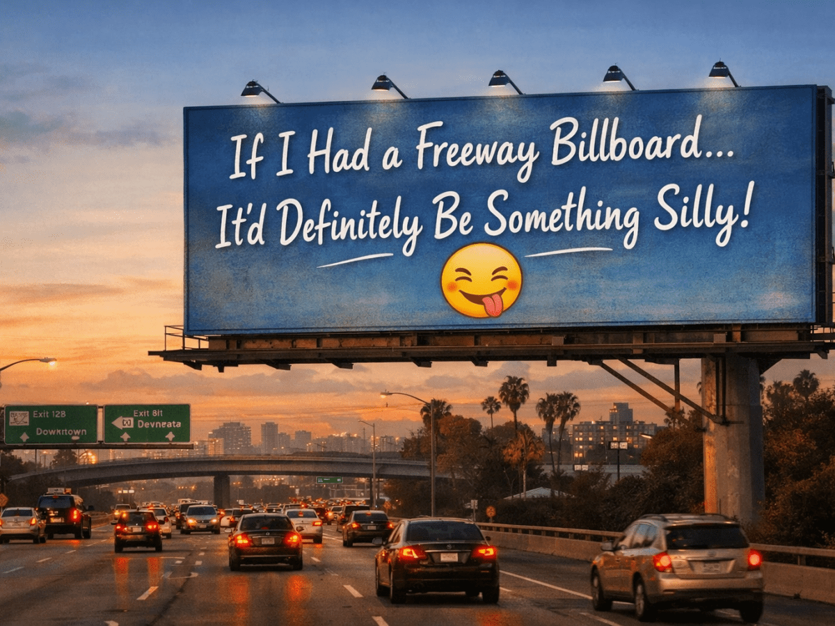 🚗💨 If I Had a Billboard… It’d Definitely Not Be&nbsp;Deep